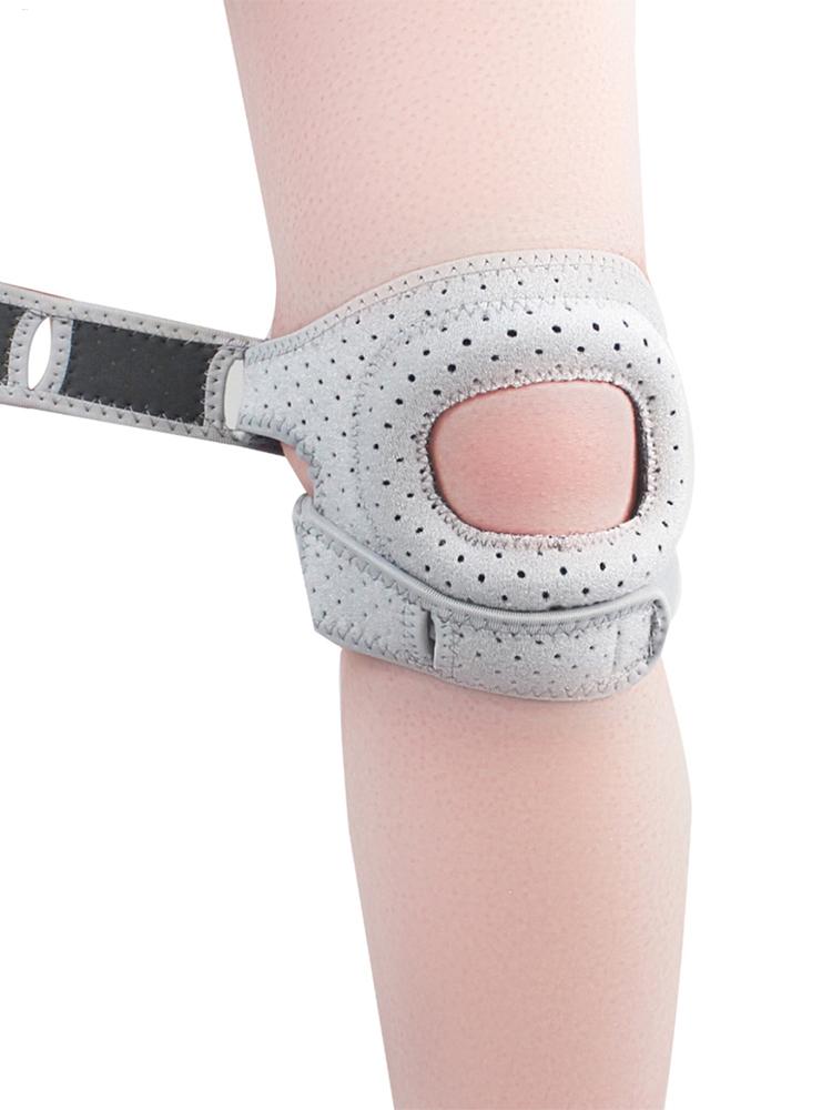 Patella stabilisierende Knieorthese Einstellbarer Patellasehnenstabilisator Knieentlastungs-Stützorthese Patella-Stützband Rutschfest
