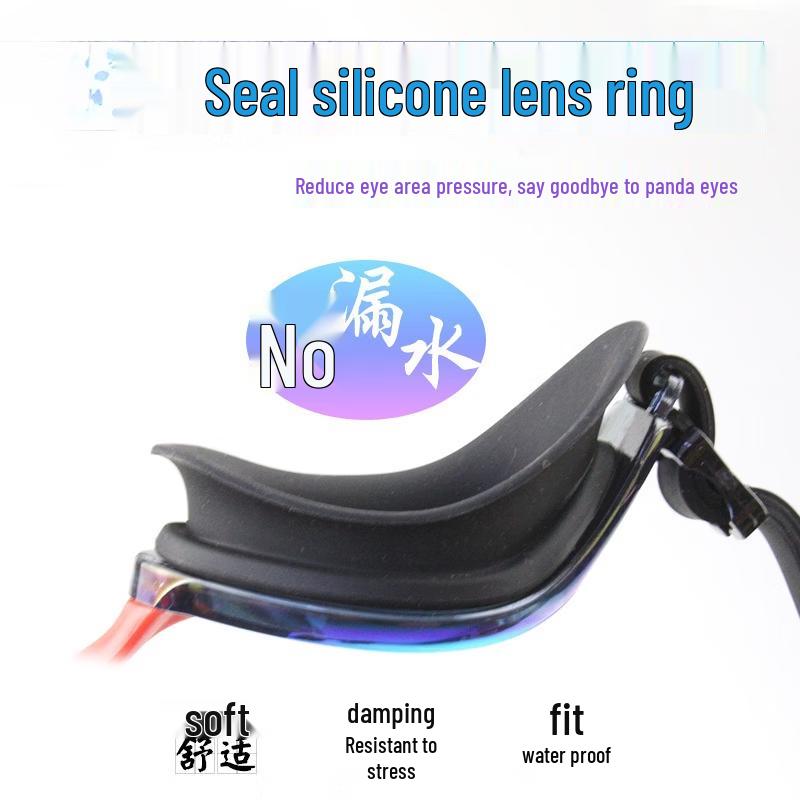 Waterproof Anti-fog Silicone Swimming Goggles