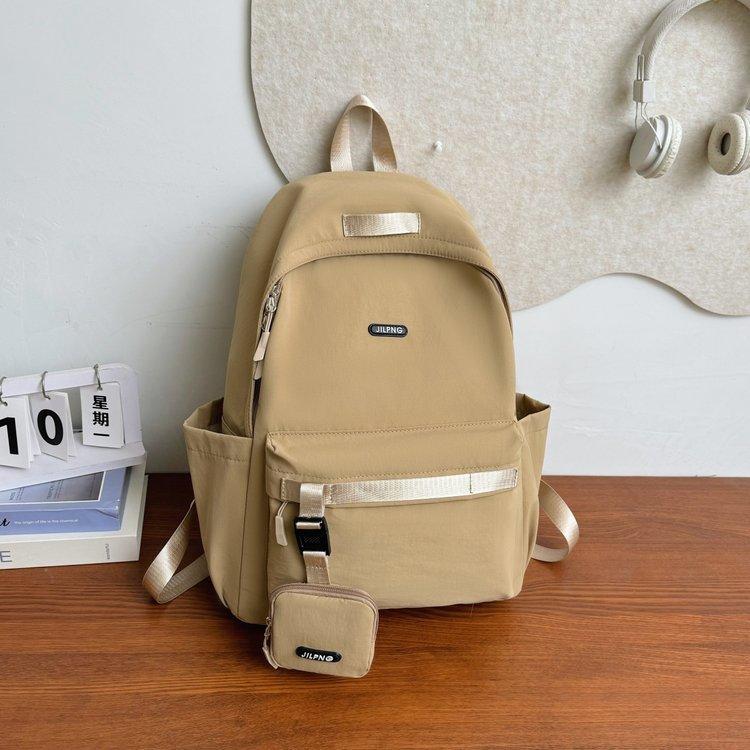 Schoolbag Female Korean Edition Japanese Simple Large Capacity Small Fresh Girl Junior High School Student College Student Backpack