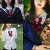 Elegant Alloy Bow Tie Pre-tied Rhinestone Bowknot Brooches Detachable Crystal Rhinestone Bowtie Jewelry Accessories