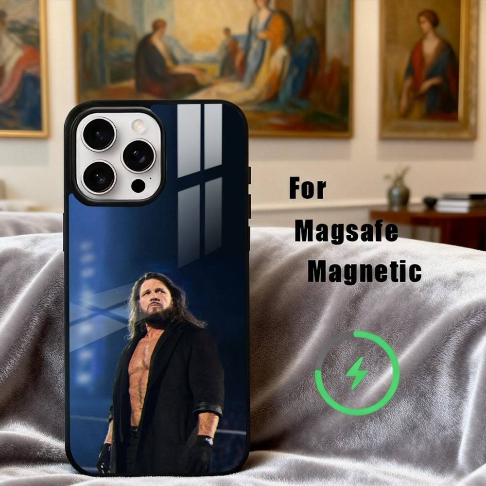 A-Aj Powerful S-Styles-S Phone Case For iPhone17,16,15,14,13,12,11 Plus,Pro Max Magnetic For Magsafe Wireless Charging
