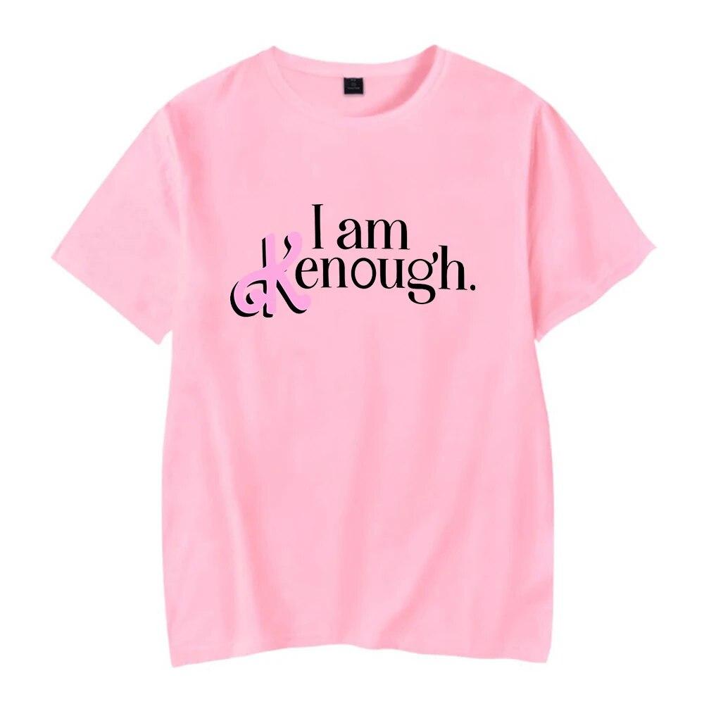 I Am Kenough Merch T-shirt Fashion Crewneck Short Sleeve Tee Unisex Women's Tshirt 2023 New Movie Funny Clothes Unisex