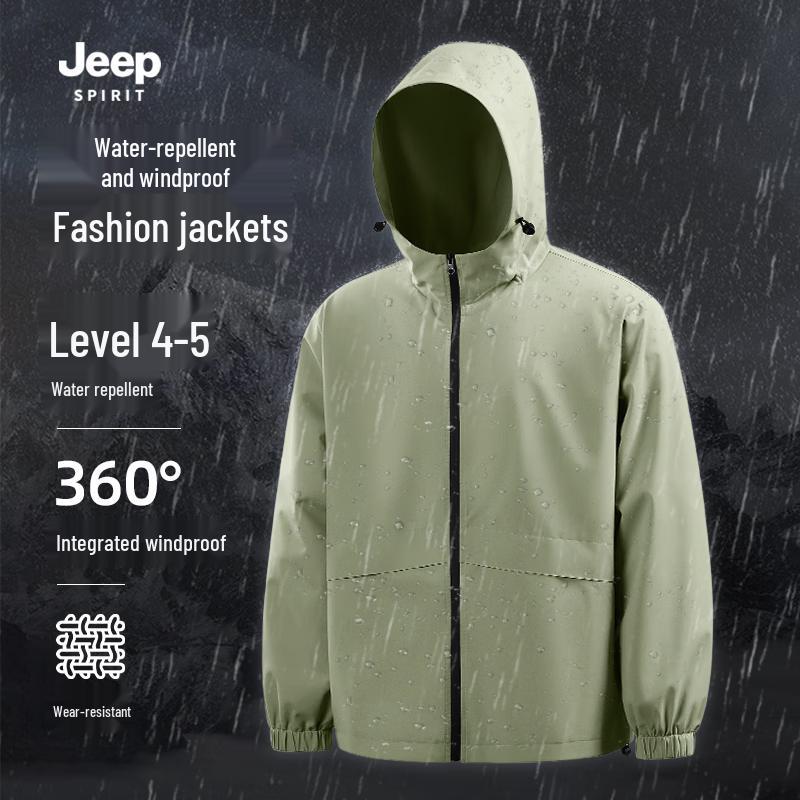 JEEP SPIRIT Herren Outdoor Windbreaker Jacken
