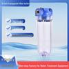 10-Inch Transparent Water Purifier Filter Housing with Air Vent Valve