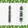 Artificial Christmas Garland Ornament, Realistic PE Table Centerpiece, Multifunctional Wall