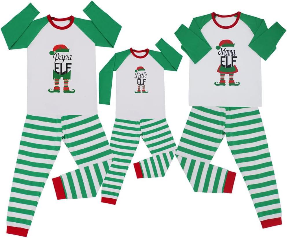 2024 Autumn/Winter Parent-Child Pajama Sets with Christmas Hat