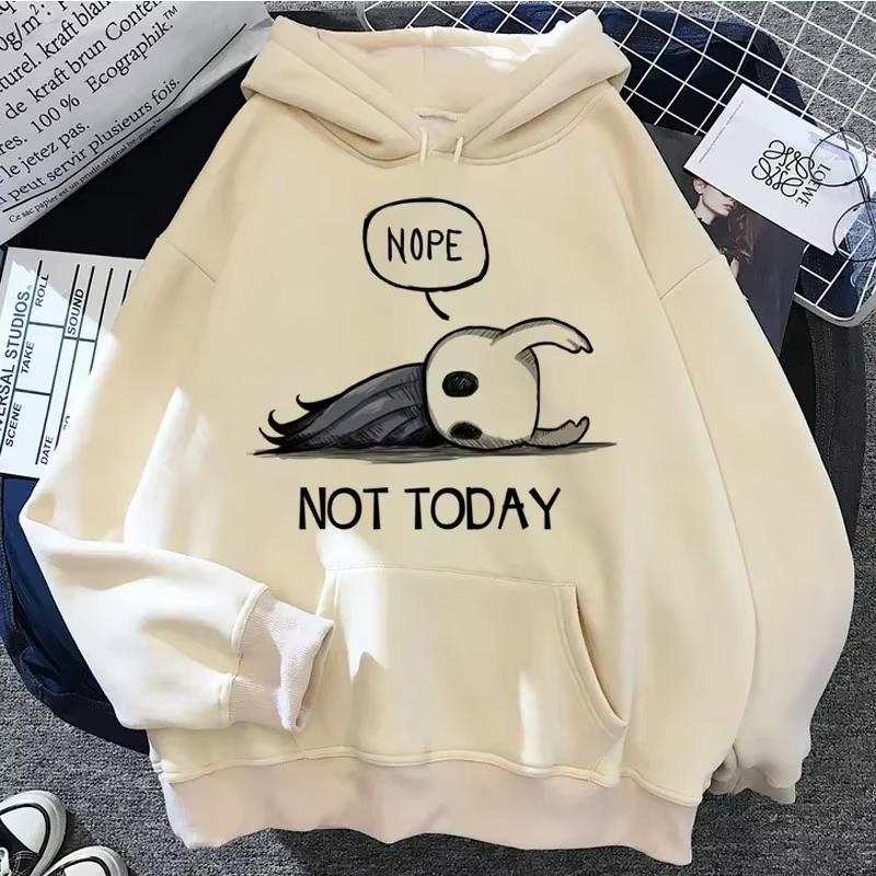 

Hollow Knight Hoodies Men Korea Ulzzang Grunge Y2k Aesthetic Women Men Autumn and Winter Pullover Hoddies Graphic Streetwear S