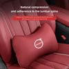 Car Emblem Headrest Lumbar Support Cushion Seat Neck Pillow For Volvo XC90 V90 V60 XC60 V40 EC40 EX40 S80 S60 S90 C40 XC40 V70 X