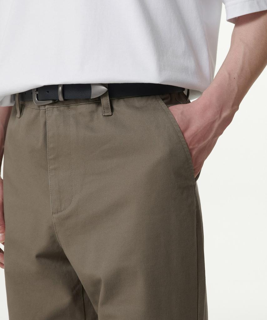 MUSINSA STANDARD Wide Chino Pants [Khaki Beige]
