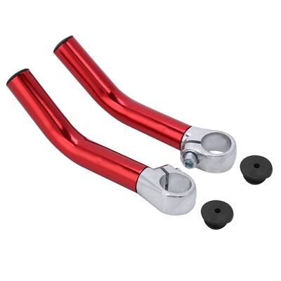 1 Paar Mountainbikes aus Aluminiumlegierung?Fahrrad-Lenker-Bar-Ende, rot