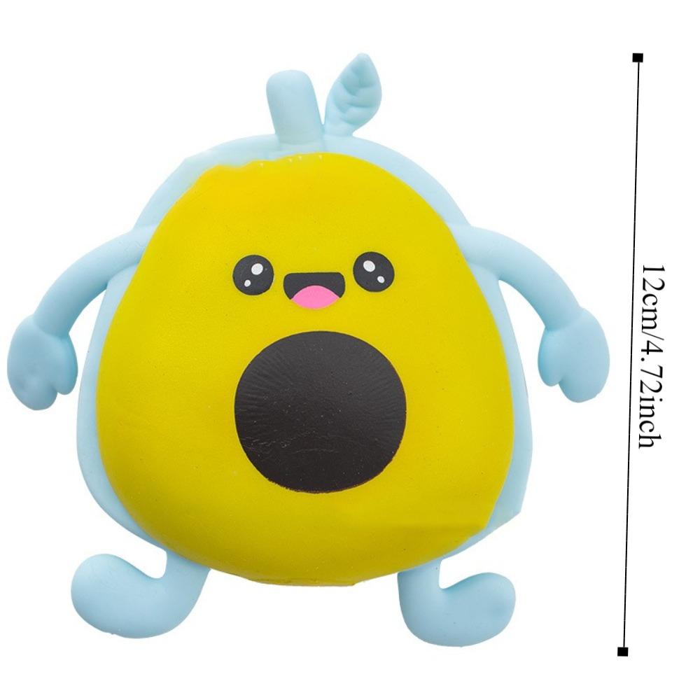 TPR Avocados Squeeze Toys Kneading Fruit Sensory Ball  Birthday Kids Gift