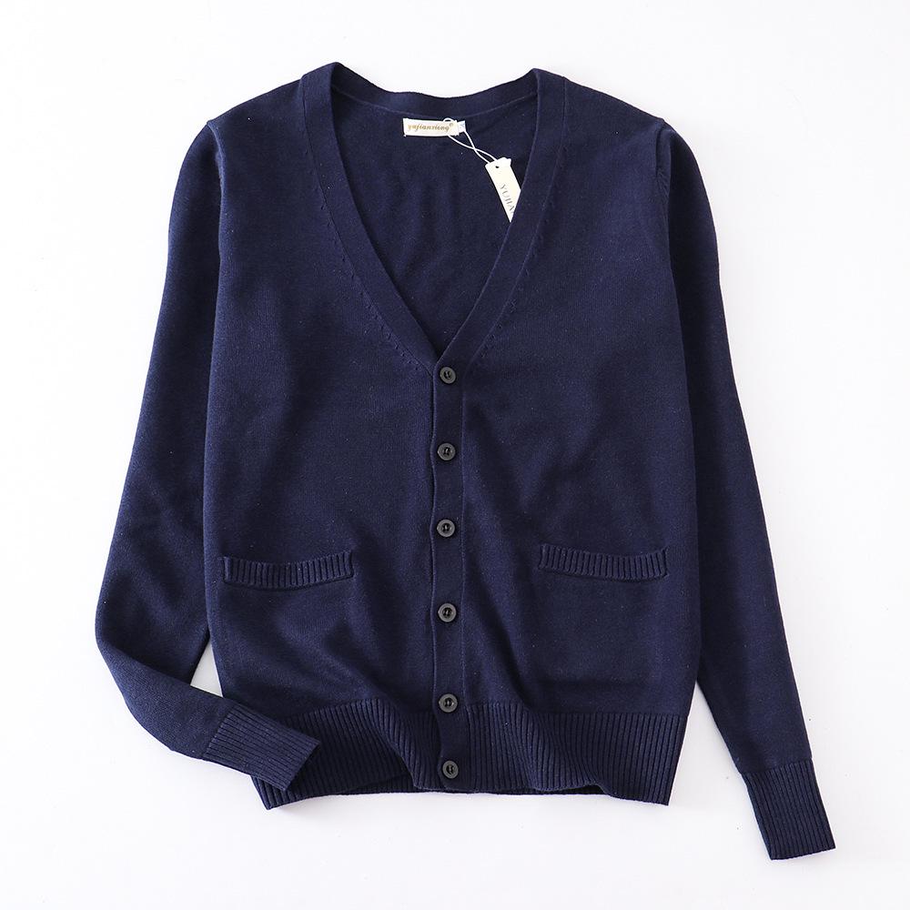 Japanese JK Style Soft Knit Cardigan Sweater for Students