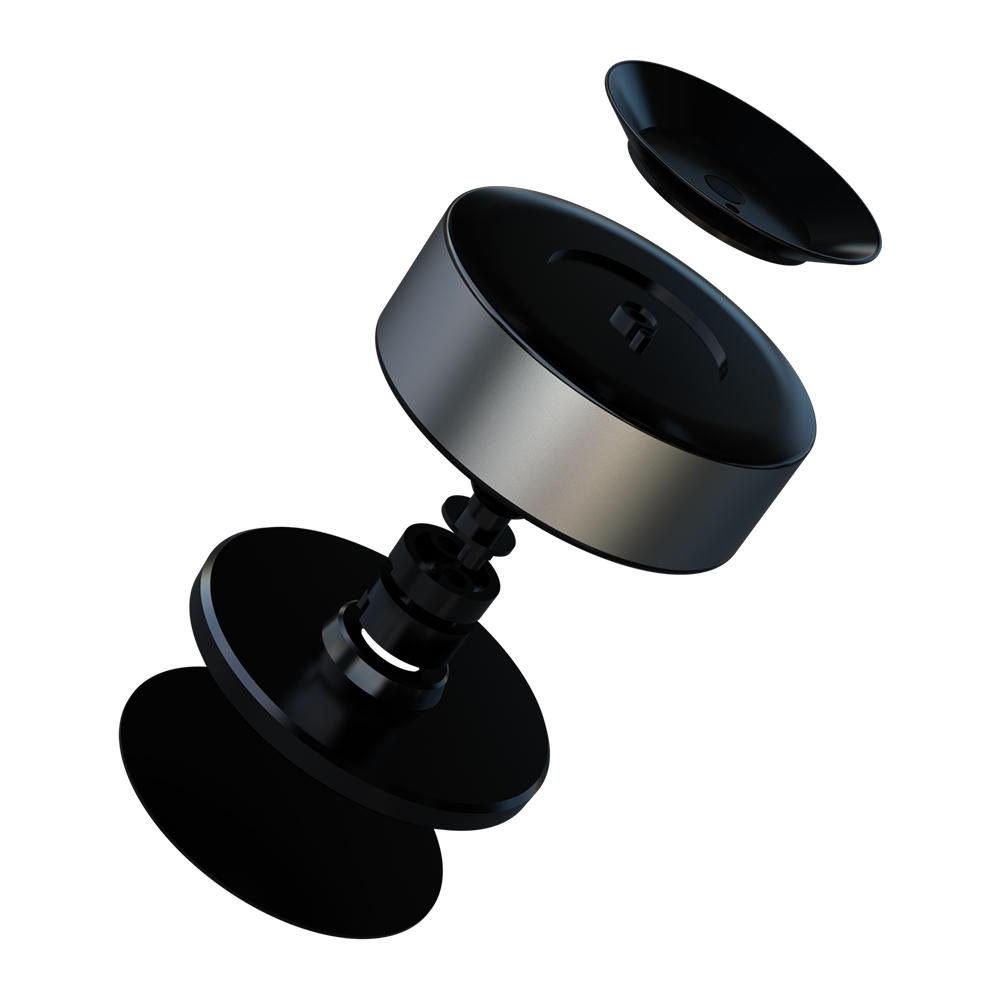 Magnetic Vacuum Adsorption Phone Holder USB Charging Car Vacuum Adsorption Bracket for Smartphones 4.7Inch+