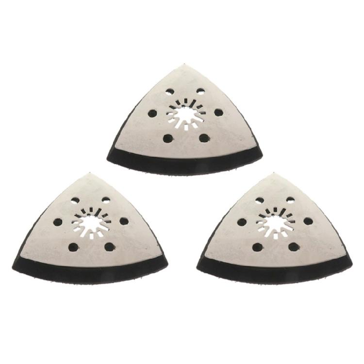 Universal 93mm Triangular Sanding Plate Quick Change Adapter For Most Electric Power Sanders Orbital Sanders Efficiently