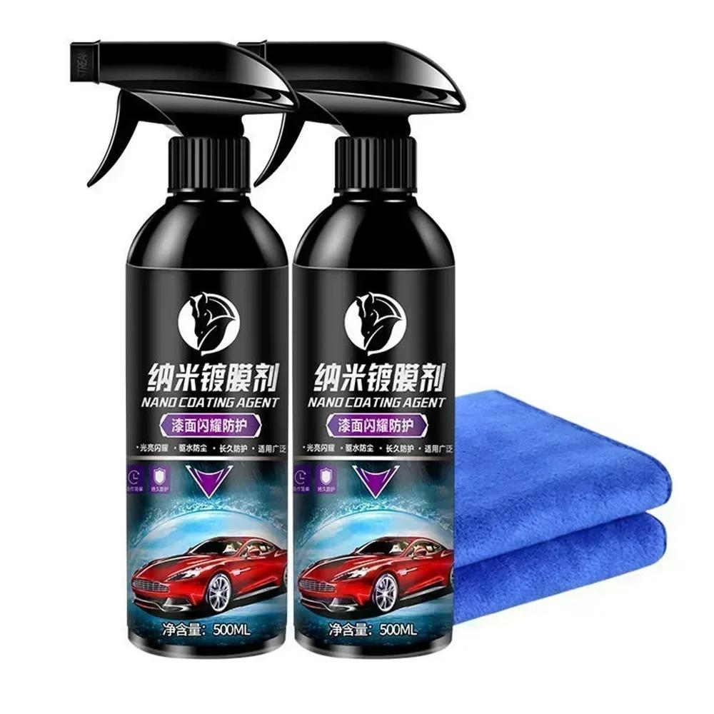 500ML Ceramic Car Coating Nano Liquid Glass Plated Crystal Hydrophobic Waterproof Polishing Paint Hardness Car Polish Wax Supply