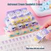 Astronaut Low-Dust Cuttable Eraser for Kids - Cute Cartoon Stationery for School, Exam & Art.