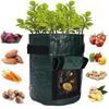 1Pc Potato Grow Bag Pe Vegetable Onion Planting Bag With Handle Thickened Garden Carrot Taro Peanut Growing Bag Waterproof