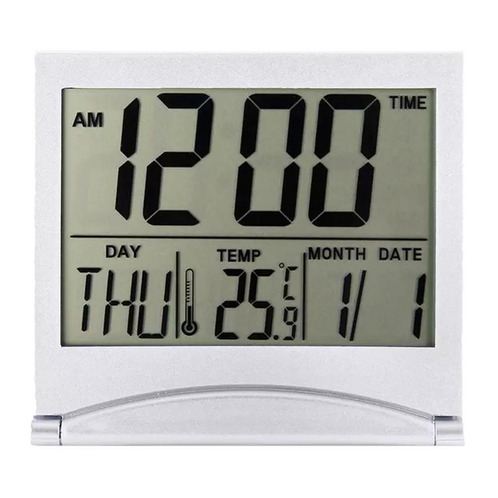 Traveling Digital Alarm Clock Lightweight Alarm Clock Digital Travel Clock With Thermometer Alarm Timer Clock 17.5cm*13cm*3cm