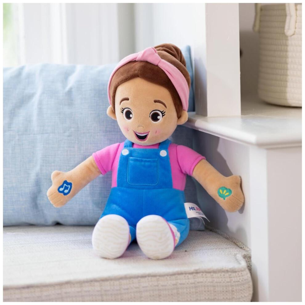 Ms. Rachel Official Speak & Sing Doll, 16? Tall Interactive Toy with 4 Songs & 16+ Phrases, Toddler Toys for Girls & Boys Ages 6 Months to 3+ Years