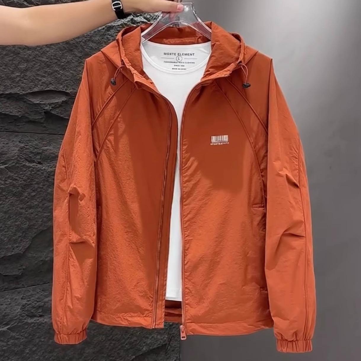 

Men s Versatile Lightweight Hooded Jacket – Luxury Casual Spring/Autumn Trend 4XL (80-87.5 kg)