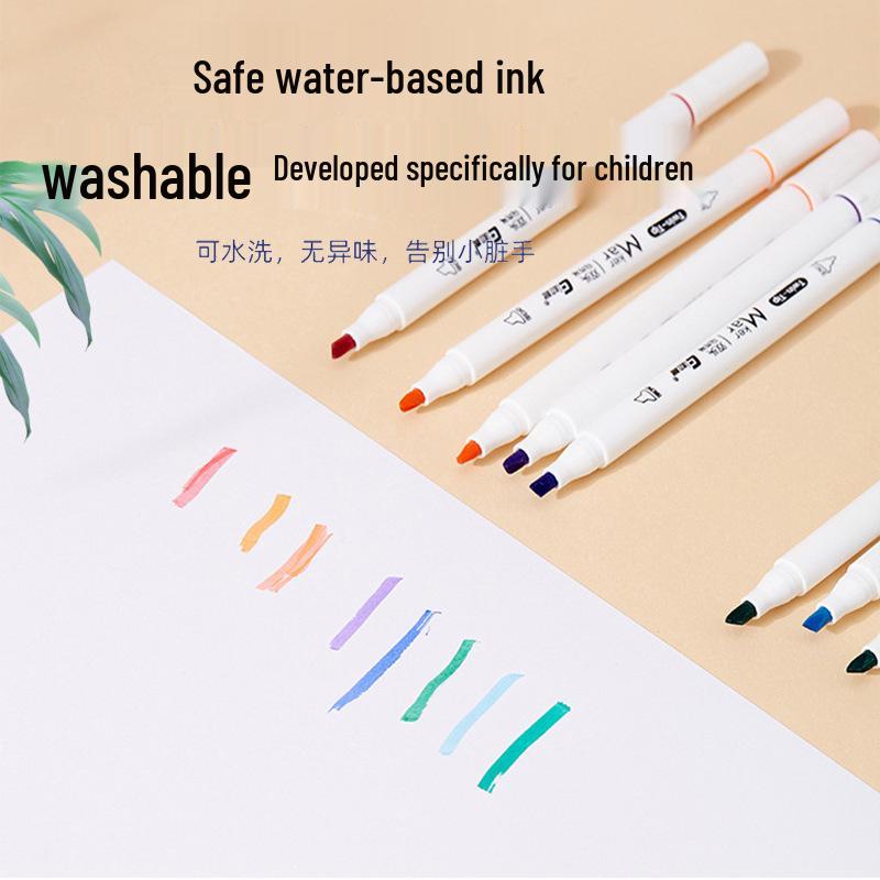 Washable Double-Ended Watercolor Marker for Kids & Students