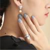 Real 925 Sterling Silver Fashion Natural Animal Pearl Set Jewelry-Making DIY Empty Tray Necklace & Ring for Women
