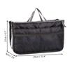 Newly Insert Liner Women's Bag Storage Bag Zip lock Bag Makeup Pouch Travel Cosmetic Handbag