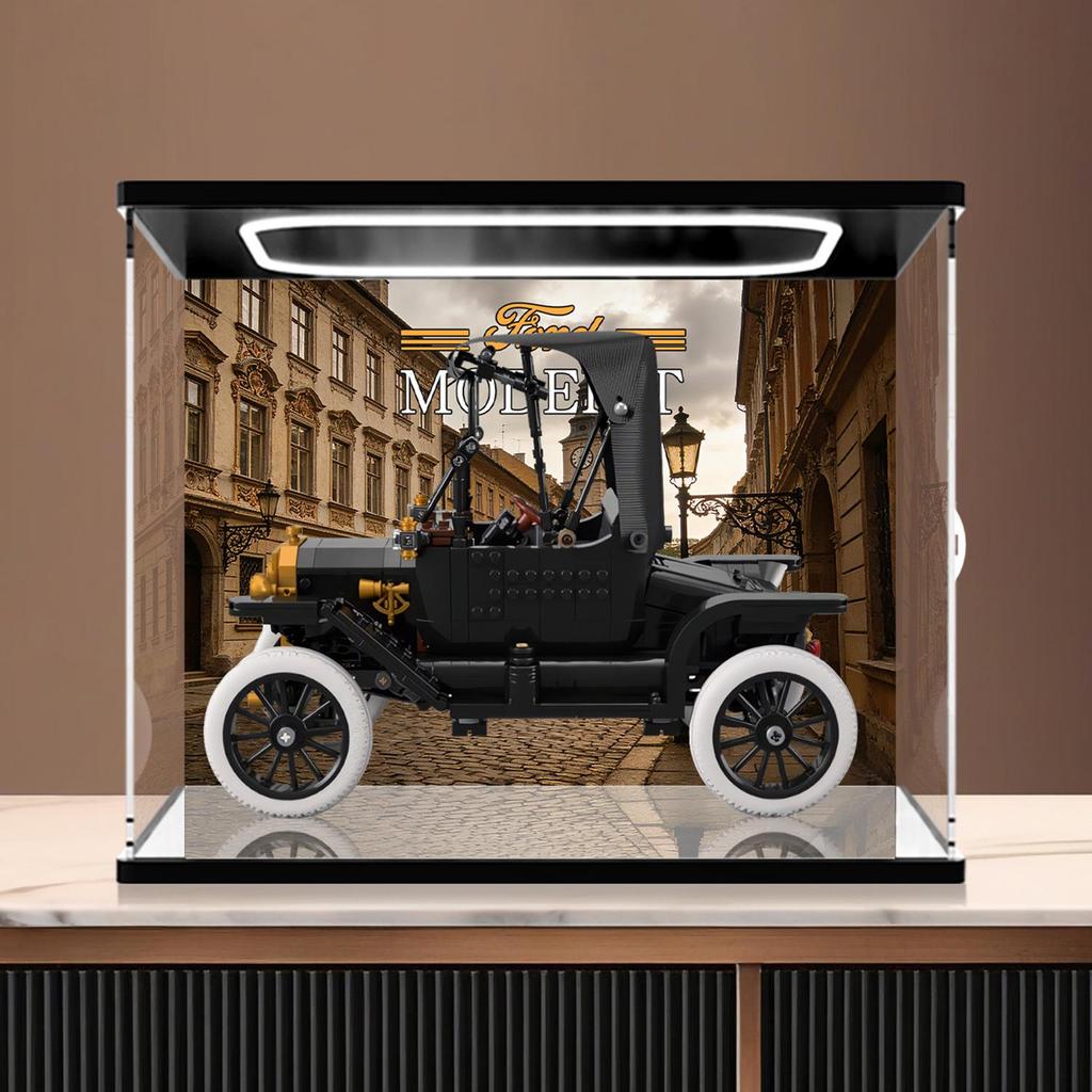 Compatible LEGO 11376 Ford T1 Vintage Car ICONS Display Case Acrylic Box