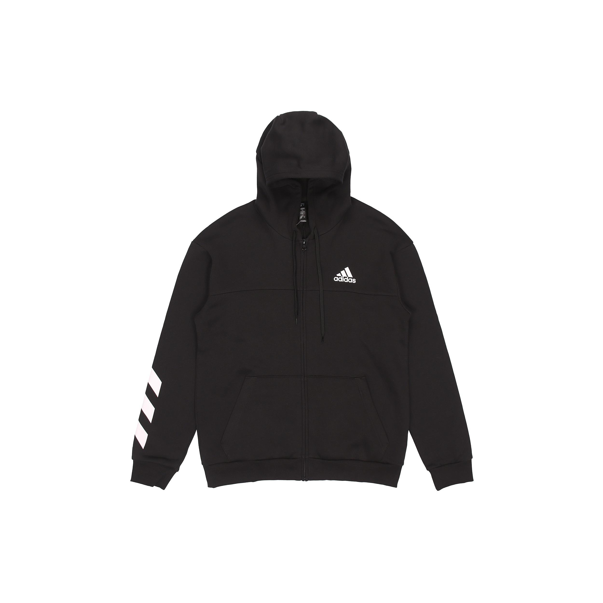 adidas SPT Full Zip Basketball Sports Hooded Jacket Black Men s DM7564 XS