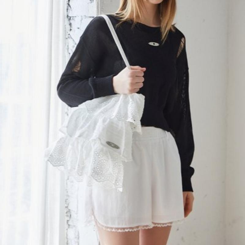 EGOIST 3 Layer Punch Lace Shoulder Bag  Es2oab01 