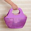 Plastic Shower Basket Mesh Wash Storage Basket Shopping Basket Laundry Basket  Bathroom