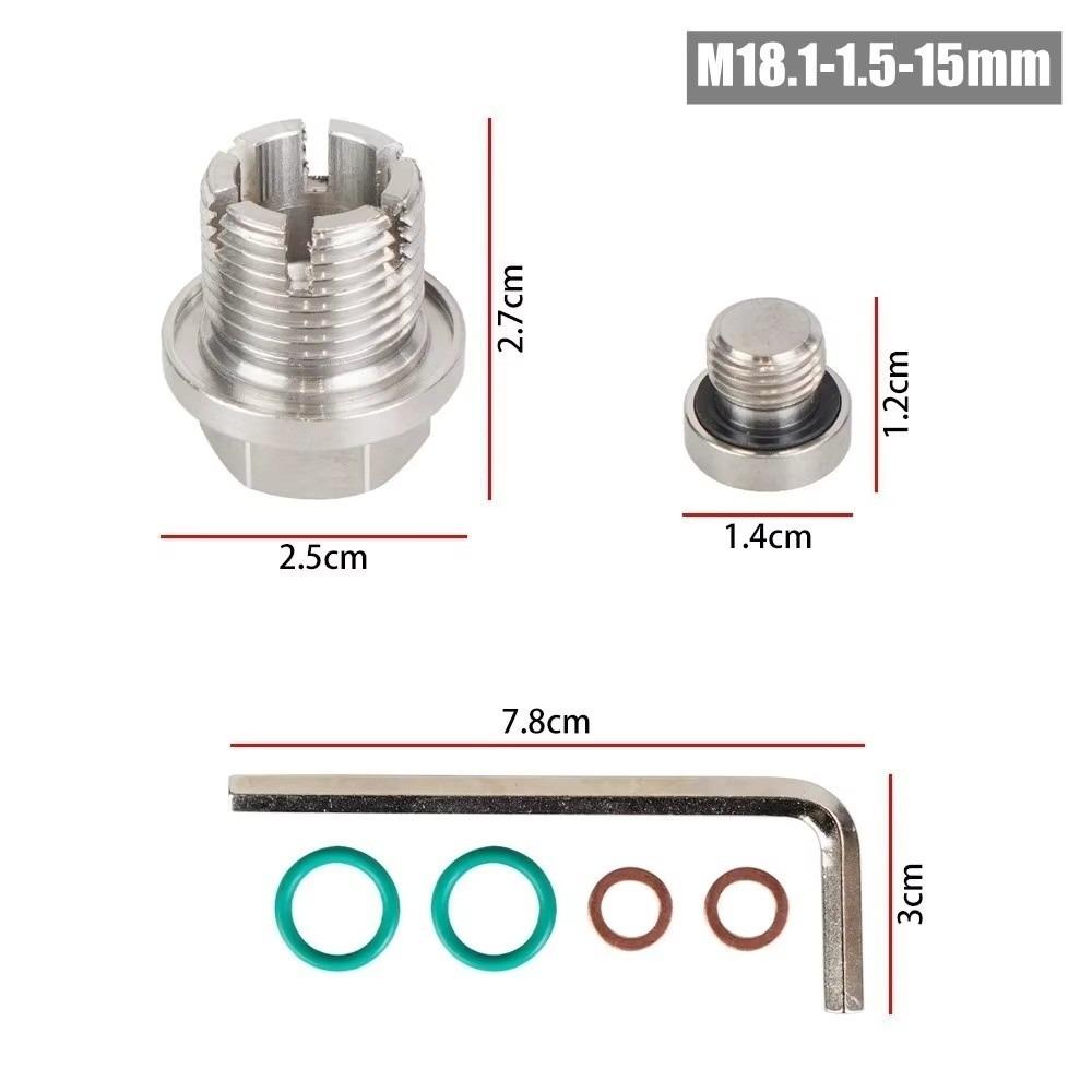 O-Ring Gasket Thread Repair Kit Stainless Steel Self Tapping Plug  Vehicle Maintenance