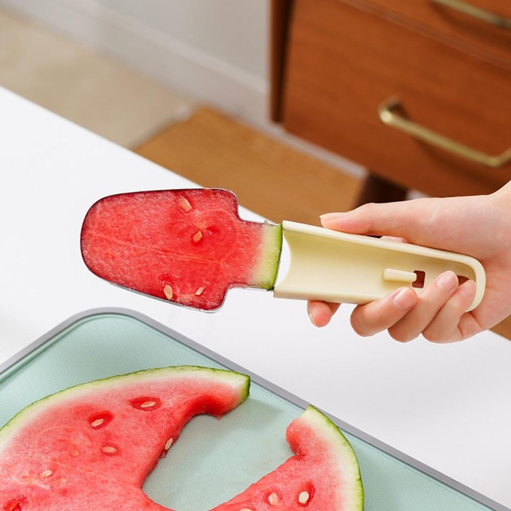 Stainless Steel Watermelon Fork Slicer Cutter Integrated Watermelon Slicer Travel