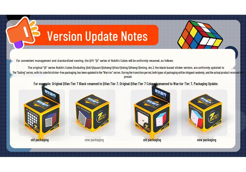 Qiyi High-Level 6x to 11x Layer Magnetic Rubik's Cube Puzzle Decompression Toy