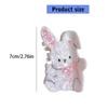 Hair Claw Clip Rabbit Theme Hair Claw Clamp Lovely Valentine's Day Hair Holder Barrettes Strong Hold Hairpin for Girls