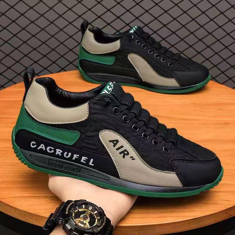 Herrenschuhe Frühling und Herbst neu niedrig geschnitten weichsohlig Ein-Pedal Mode Trend Freizeitsportschuhe Laufschuhe