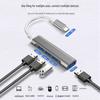 Multifunctional USB 3.0 Multi-Interface Black USB Splitter Type-C Hub Adapter