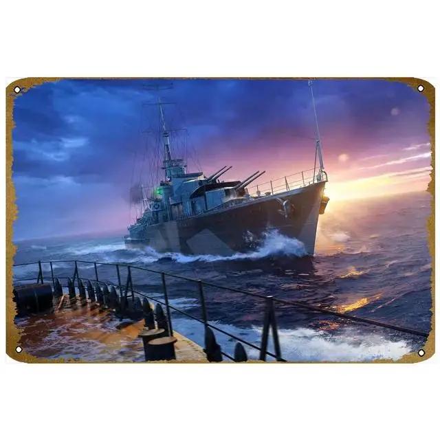 Vintage Video Game Metal Tin Signs  Call of Duty Fantasy Wall Art Poster for Game Room Garage Man Cave Cafe Bars Pubs Decoration