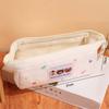 Large Capacity Stationery Bag Embroidered Pen Pencil Case Ins Fashion Kawaii Pencil Bag  Kids