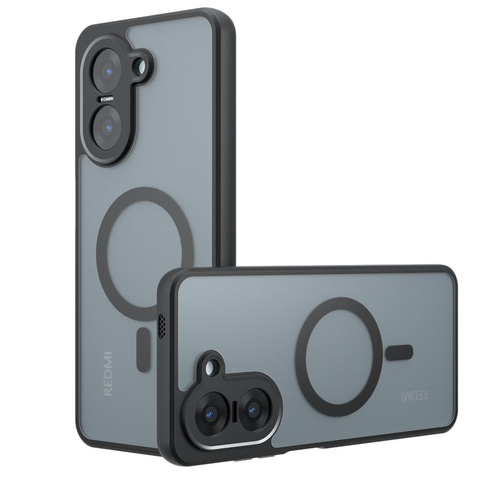 

Для Xiaomi Redmi A5 POCO C71 X7 F7 Turbo 4 Pro Чохол Magsafe Ударостійкий Вбудована Подушка Безпеки Кутовий Матеріал, що не жовтіє М яке Покриття Pc&For Turbo 4 Pro
