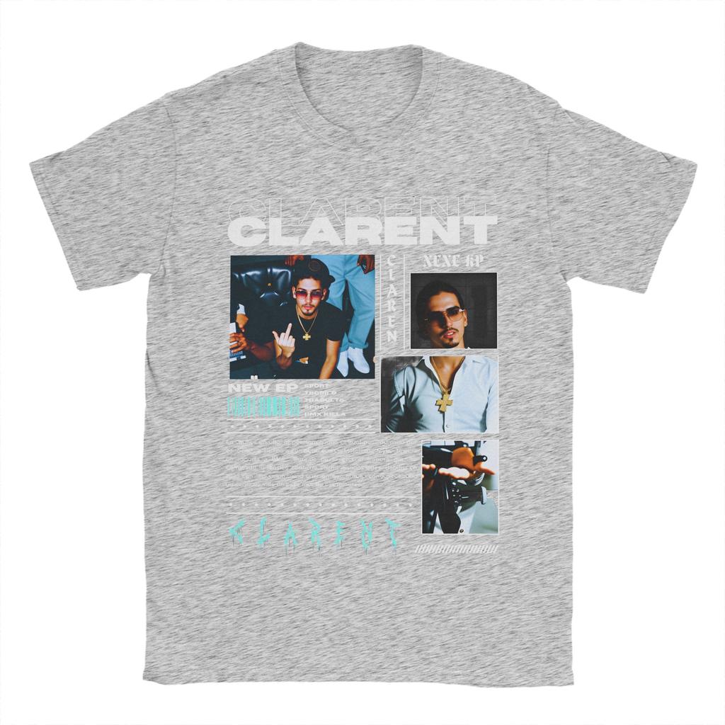 Rapper CLARENT Album T Shirt Beach Popular TShirts Unisex 100 Cotton O Neck Plus Size 5XL Top Tees Short Sleeve Vintage Tops