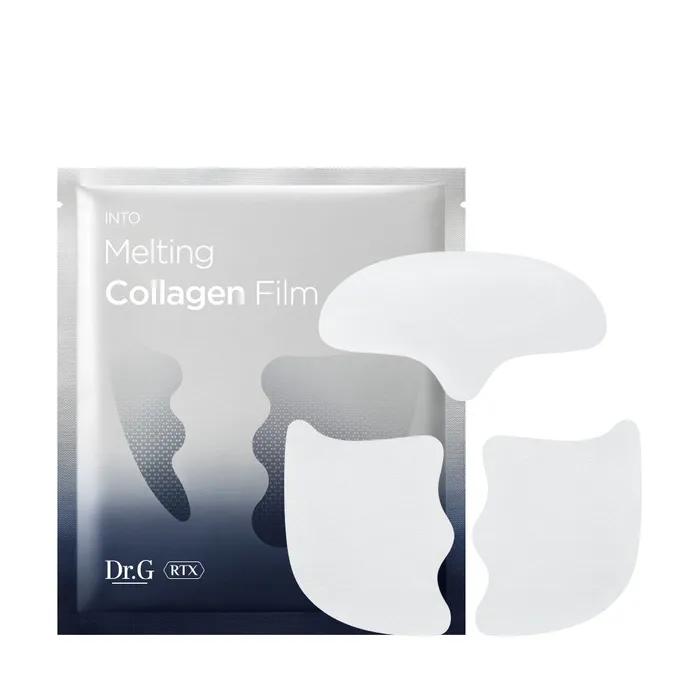 RTX Into Melting Collagen Film (1 Sheet for Forehead + 2 Sheets for Cheeks)