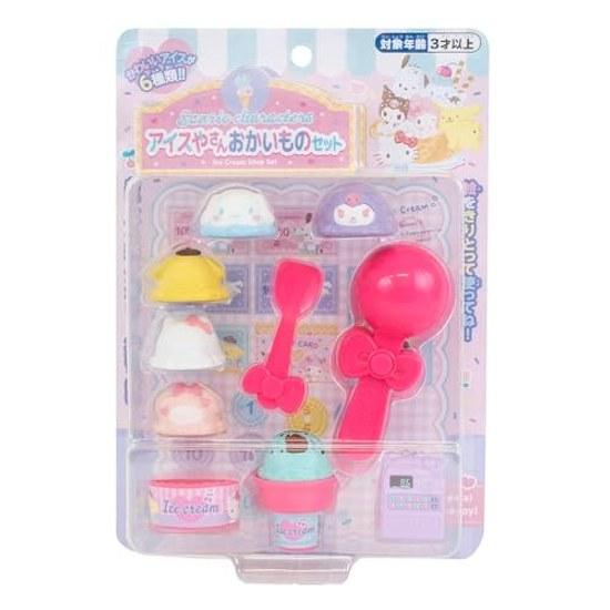 Maruka Sanrio Characters Ice Cream Shop Shopping Set Toy Role Play 3 Years Up 195917