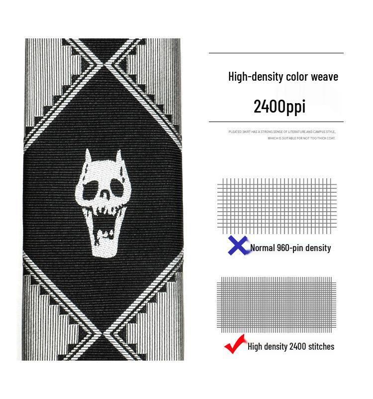 JoJo's Bizarre Adventure Yoshikage Kira Black Skull Easy Zip Tie (Japanese Edition)