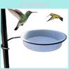 Hochwertiger Plastik-Vogelfutterspender mit stabilem Metallständer und vielseitiger Kolibri-Wasserschale für den Außenbereich