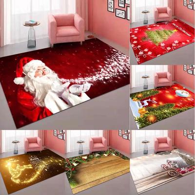 Christmas Non-slip Rugs Are Suitable for Living Room Entrances Bedrooms  Front Doors and Floor Mats for Home Decoration