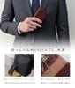 Genuine Leather Key Card Coin Small Item Smart Key Simple Design for Men and Women Case, Case, Purse, Holder, Case, Compact, (Brown)