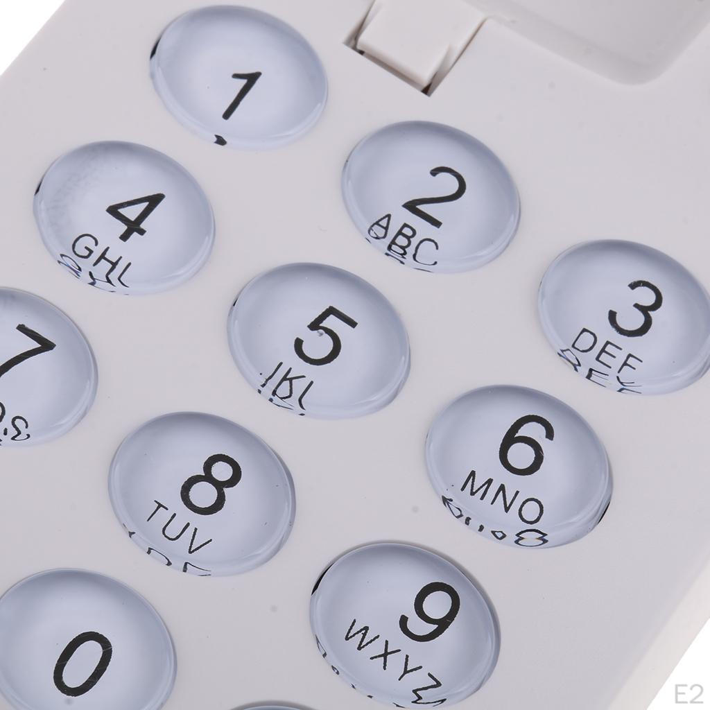 Mini Corded Wall Telephone Desktop Desk Table Phone