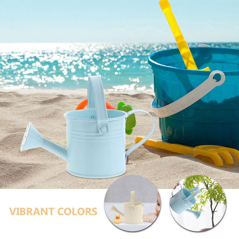 

Садовая железная лейка 4 шт. Детский чайник Винтажное милое ведро для душа Инструмент для растений Лейки для полива Балкон Сад Использование