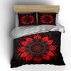 Mandala Tapestry Set Decoration Soft Comfortable Duvet Cover Bedding Set Included 1*Duvet Cover & 2*Pillowcases, Gift